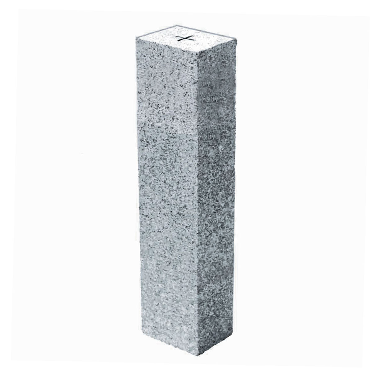 Gemeinde-Grenzsteine, Granit 1. Qualität Größe ca. 20 x 20 x 90 cm gesägt