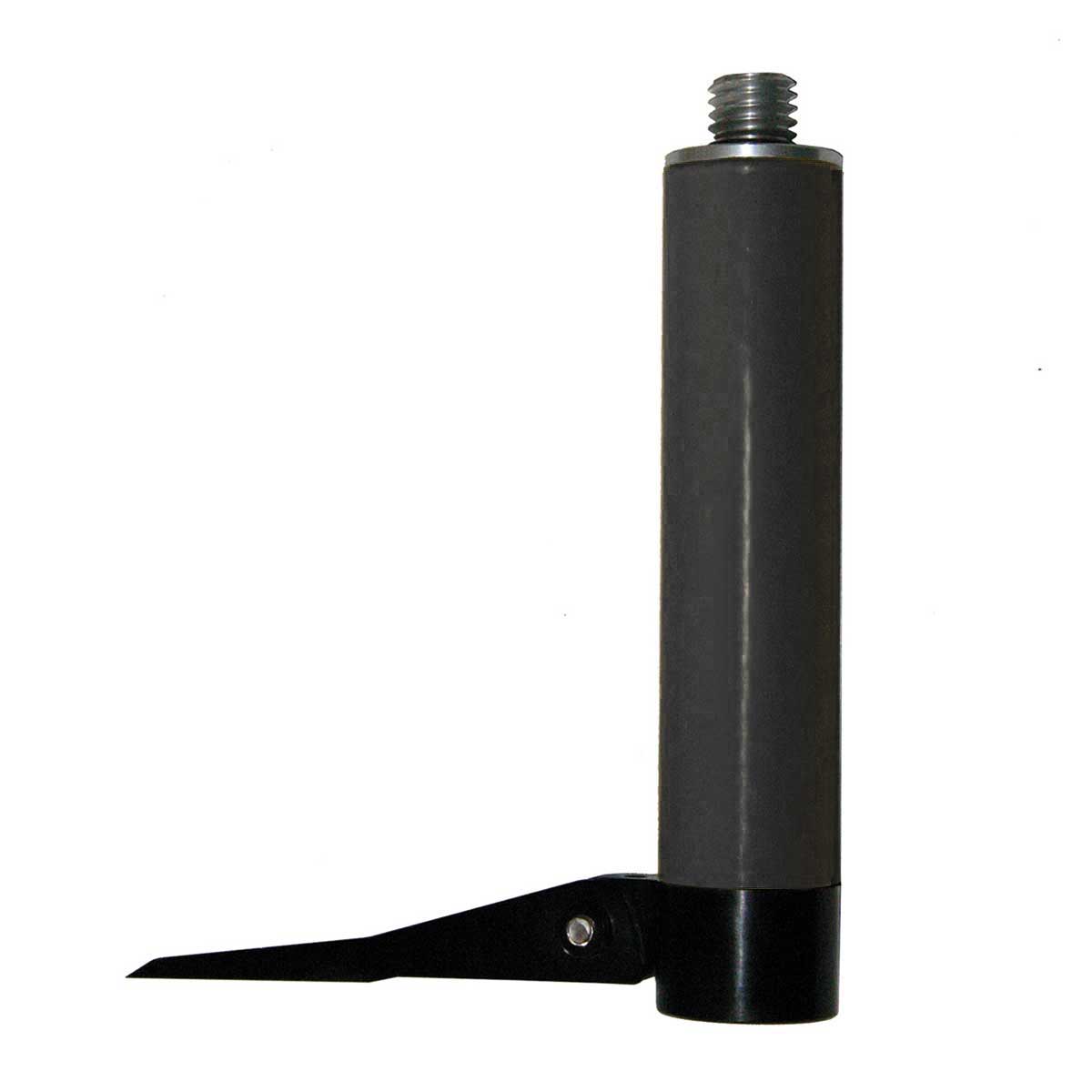 proNIVO GNSS-Basisstab aus Carbon mit ausgeklapptem Fühler für präzise Höhenmessungen.