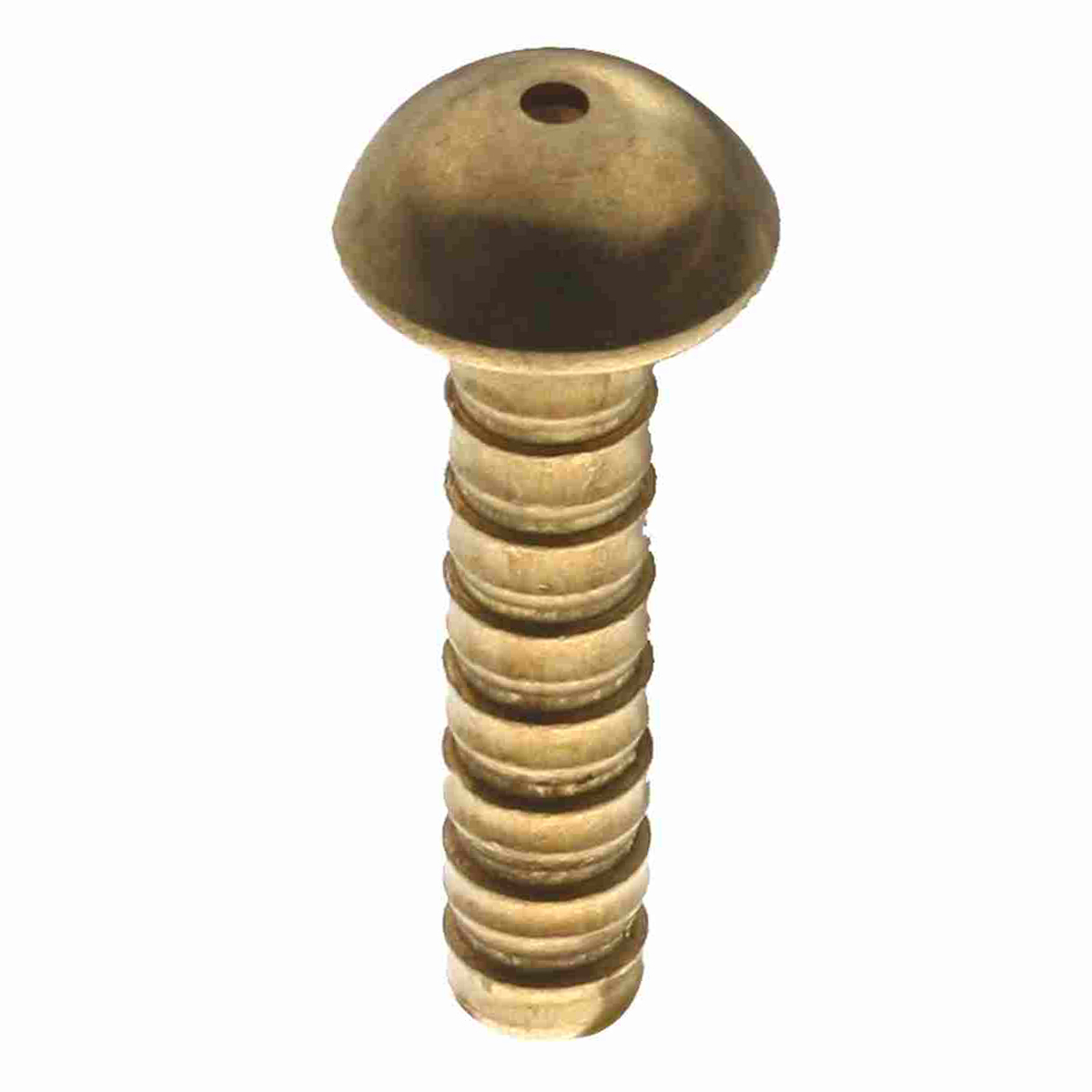Bolzen aus Messing, ZENTRIERUNG Kopf-Ø 20 mm, Bohr-Ø 9 mm, Länge 50 mm
