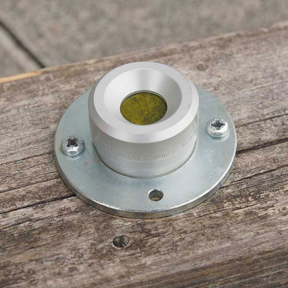Zentrierplatte mit Zentrierung Ø 33mm Stahl, galvanisch verzinkt, magnetisch - 60 x 4 mm