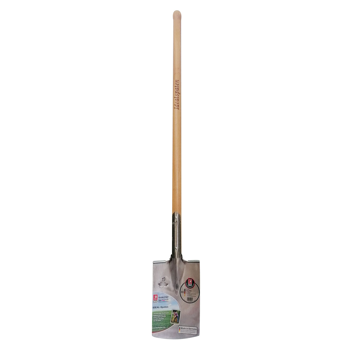 Original Ideal-Spaten mit KNOPF-Stiel Eschenstiel 100 cm, selbstschärfend Original Ideal-Spaten mit KNOPF-Stiel Eschenstiel 100 cm, selbstschärfend