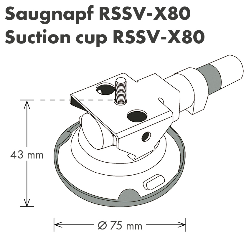 Saugnapf RSSV-X80 von Rothbucher Systeme 