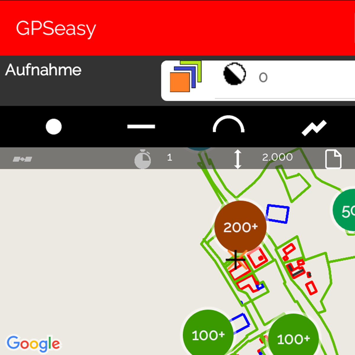 Vermessungssoftware GPSeasy für Android