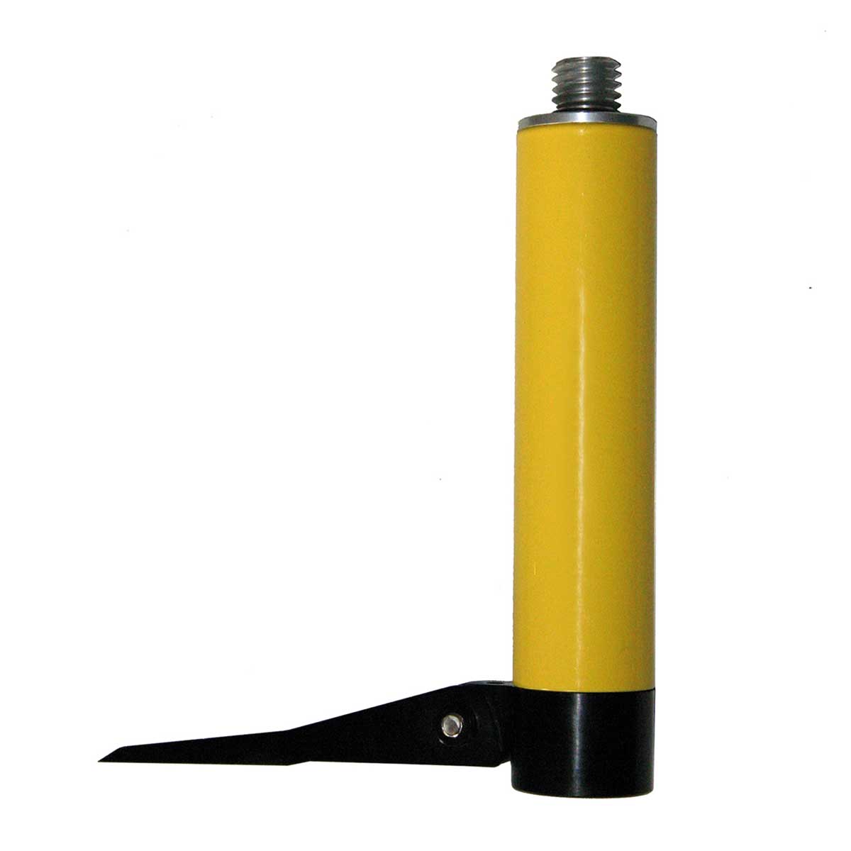 proNIVO GNSS-Basisstab aus Aluminium mit ausgeklapptem Fühler für präzise Höhenmessungen.