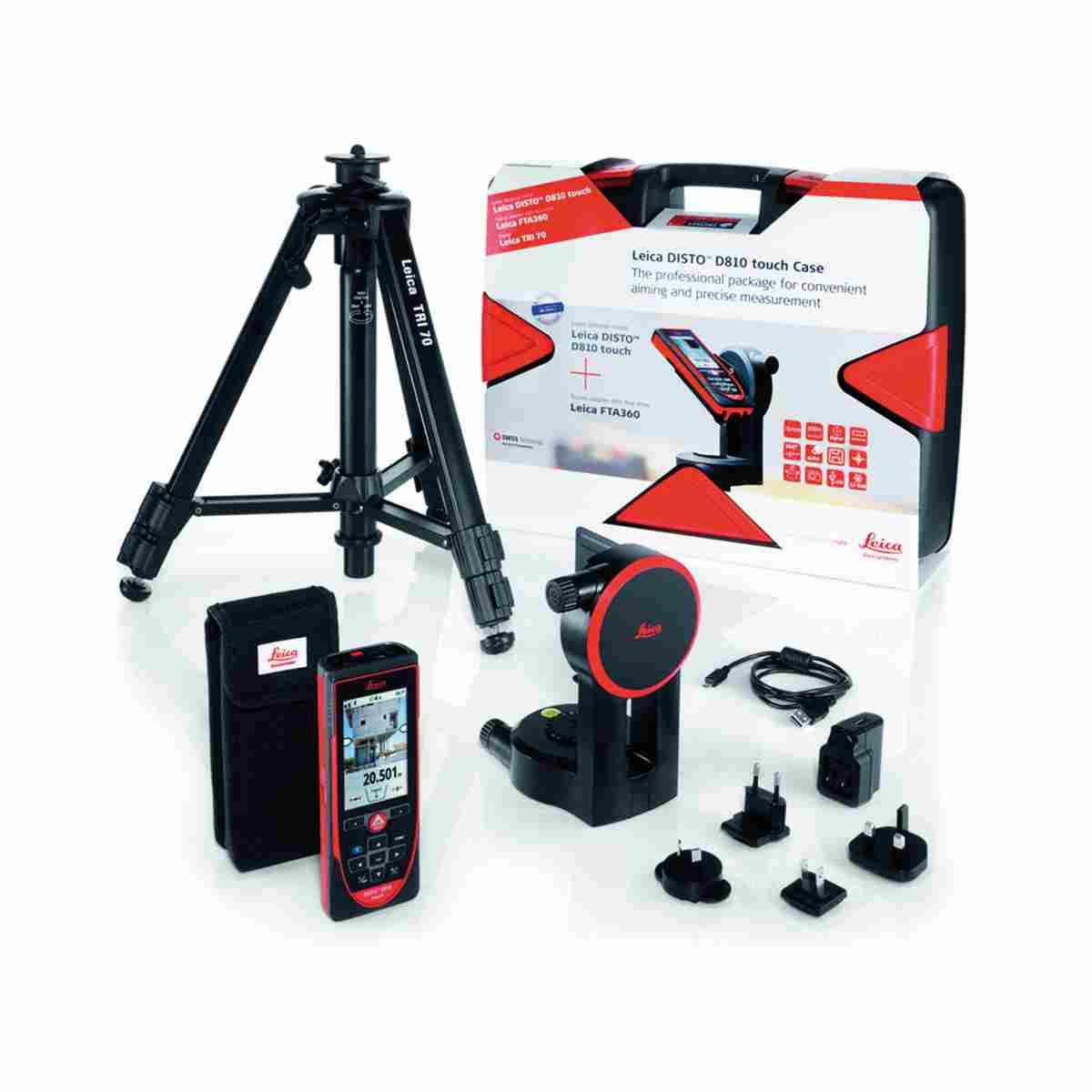 Entfernungsmesser Disto D 810 Set Touchscreen, Bluetooth, Messen im Foto