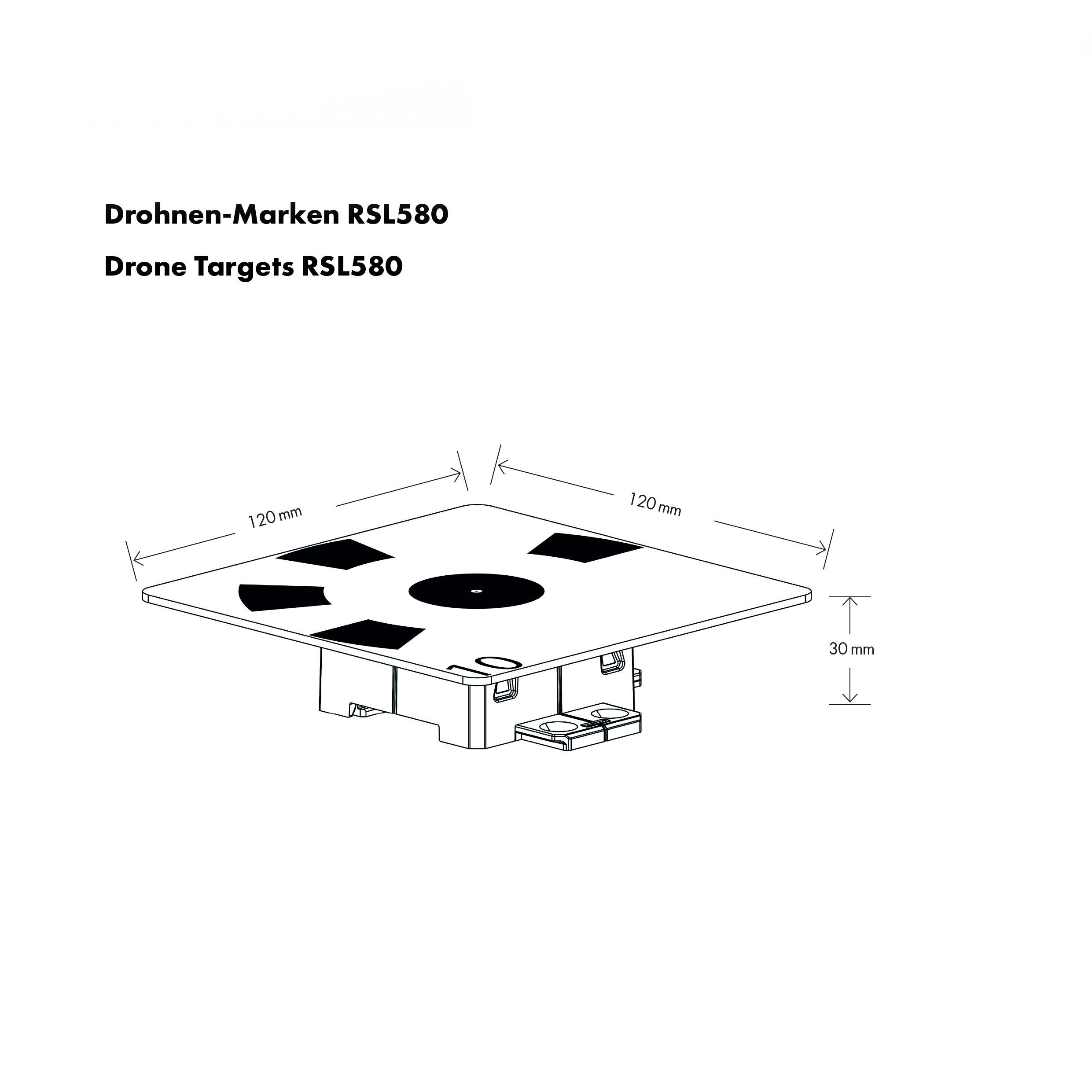 Drohnenmarke RSL580-10 Nummern 1 bis 10