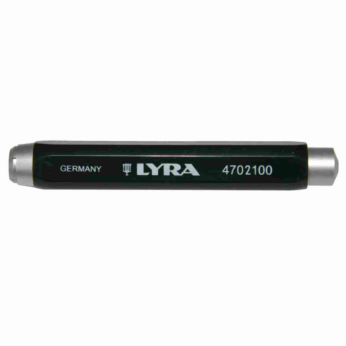 Kreidehalter 9,5-10 mm Ø, Lyra 4702100 Metall-Druckmechanik, schwarz