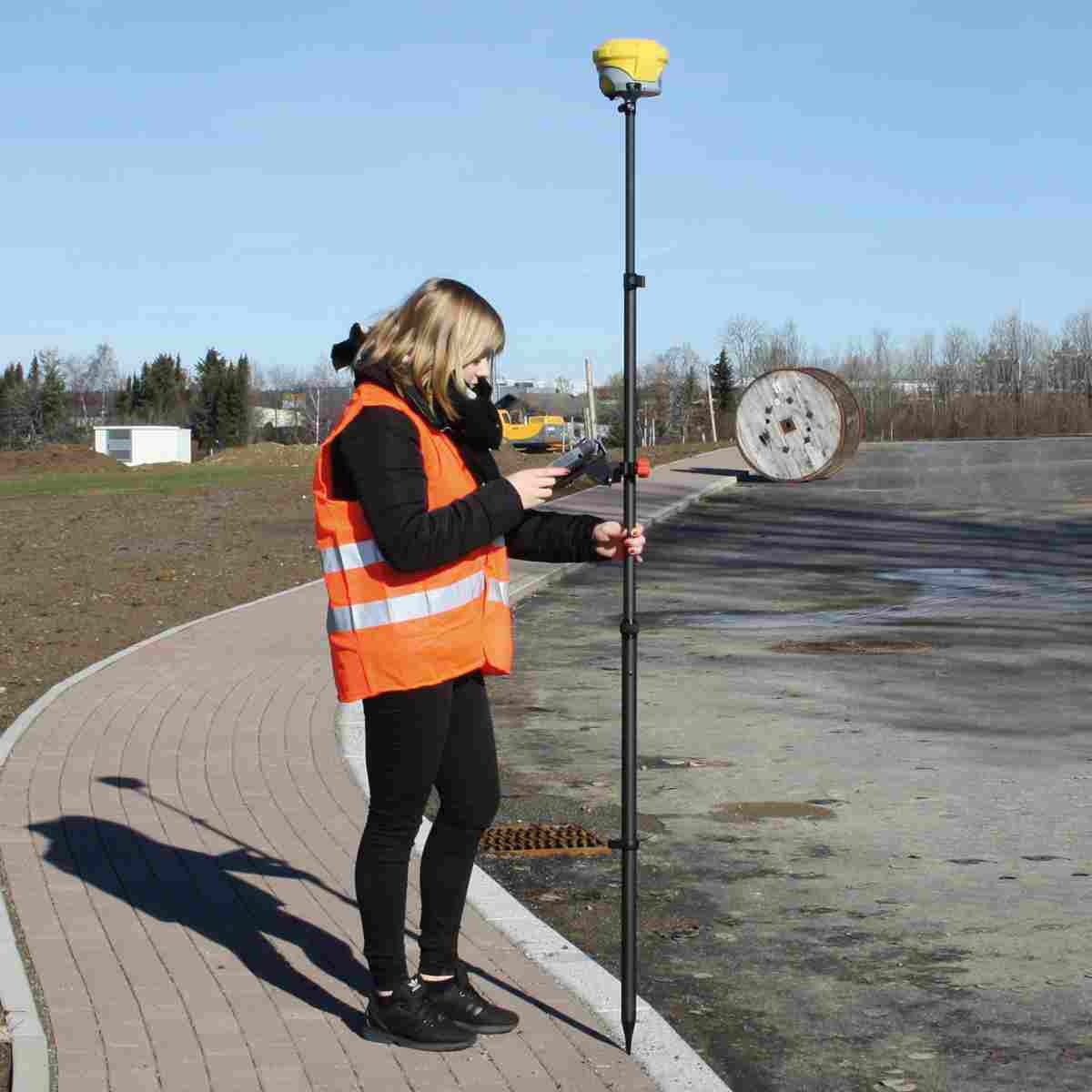 Nestle Carbon-GNSS-Antennenstab PT-9 Quick-out