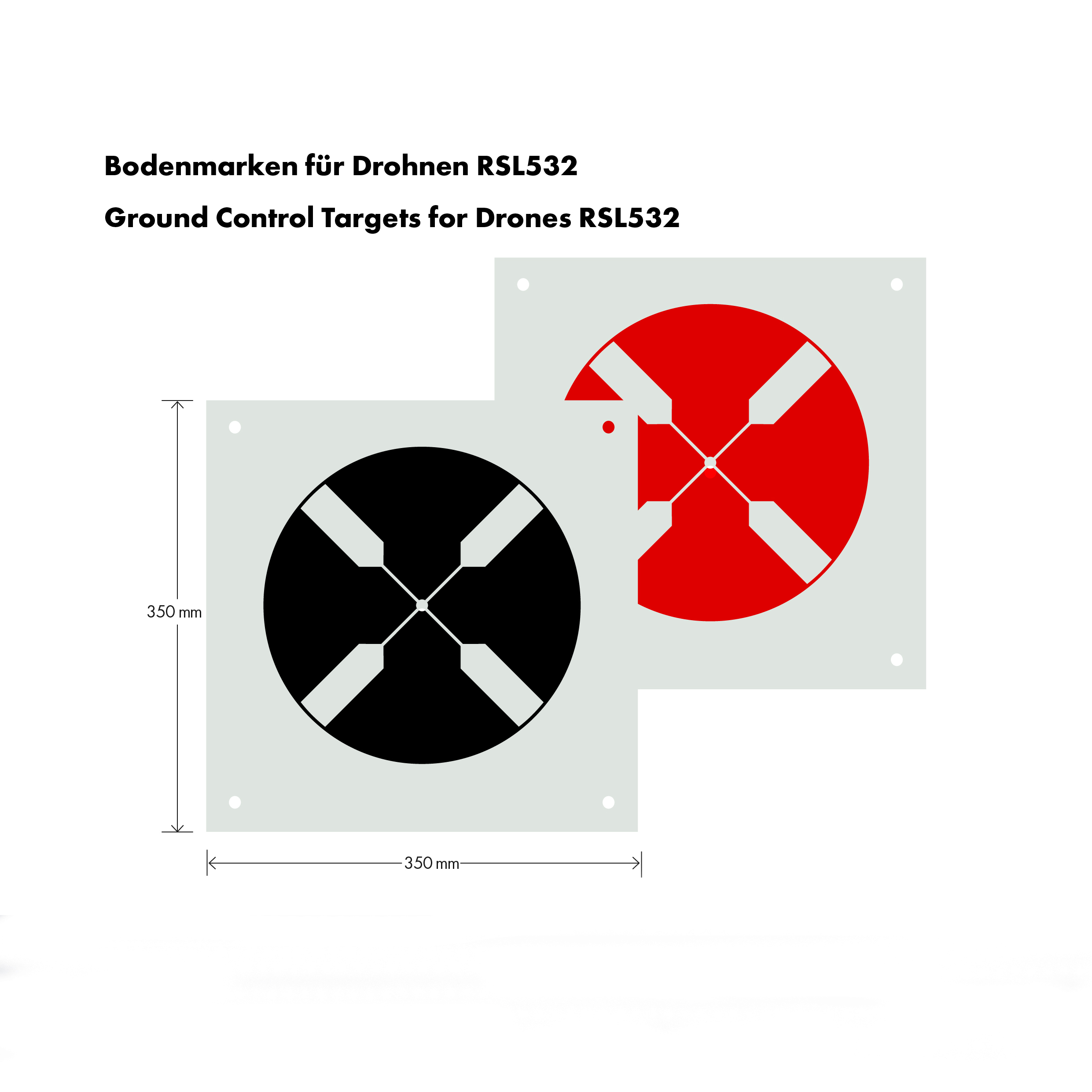 Drohnenbodenmarke RSL532 von Rothbucher Systeme 