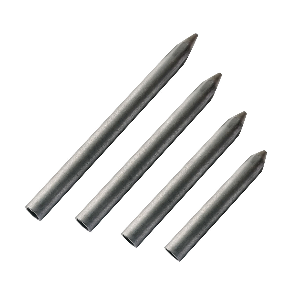 Eisenvermessungsrohre 3/8 Zoll - Länge 600 mm, mit Stahlspitze