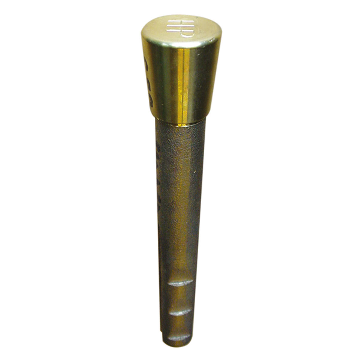 Bolzen aus Messing mit extra langem Schaft, Kopf-Ø 30 mm, Länge 300 mm, Aufschrift "HP"