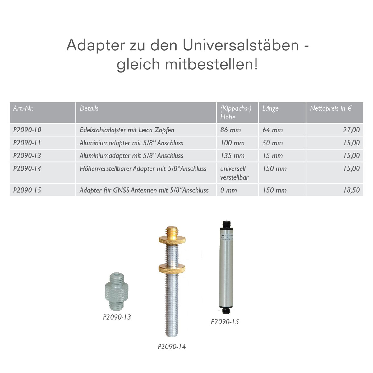 Vollcarbonstab für GPS und Prisma von proNivo