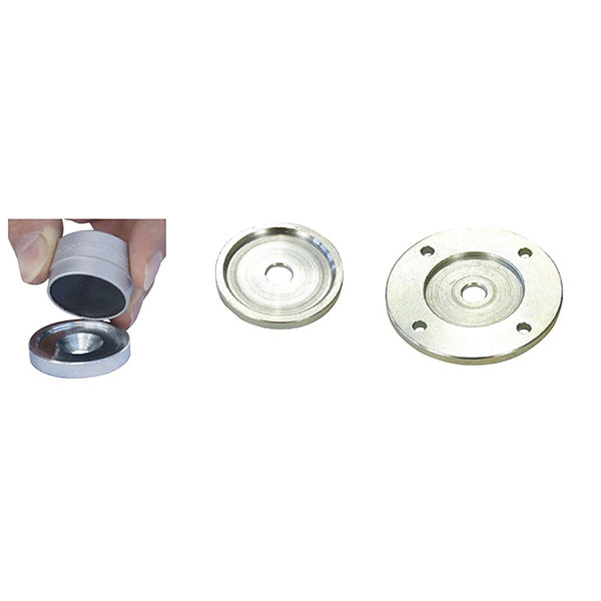 Zentrierplatte Ø 33mm zum Kleben und Schrauben - 40 x 7 mm