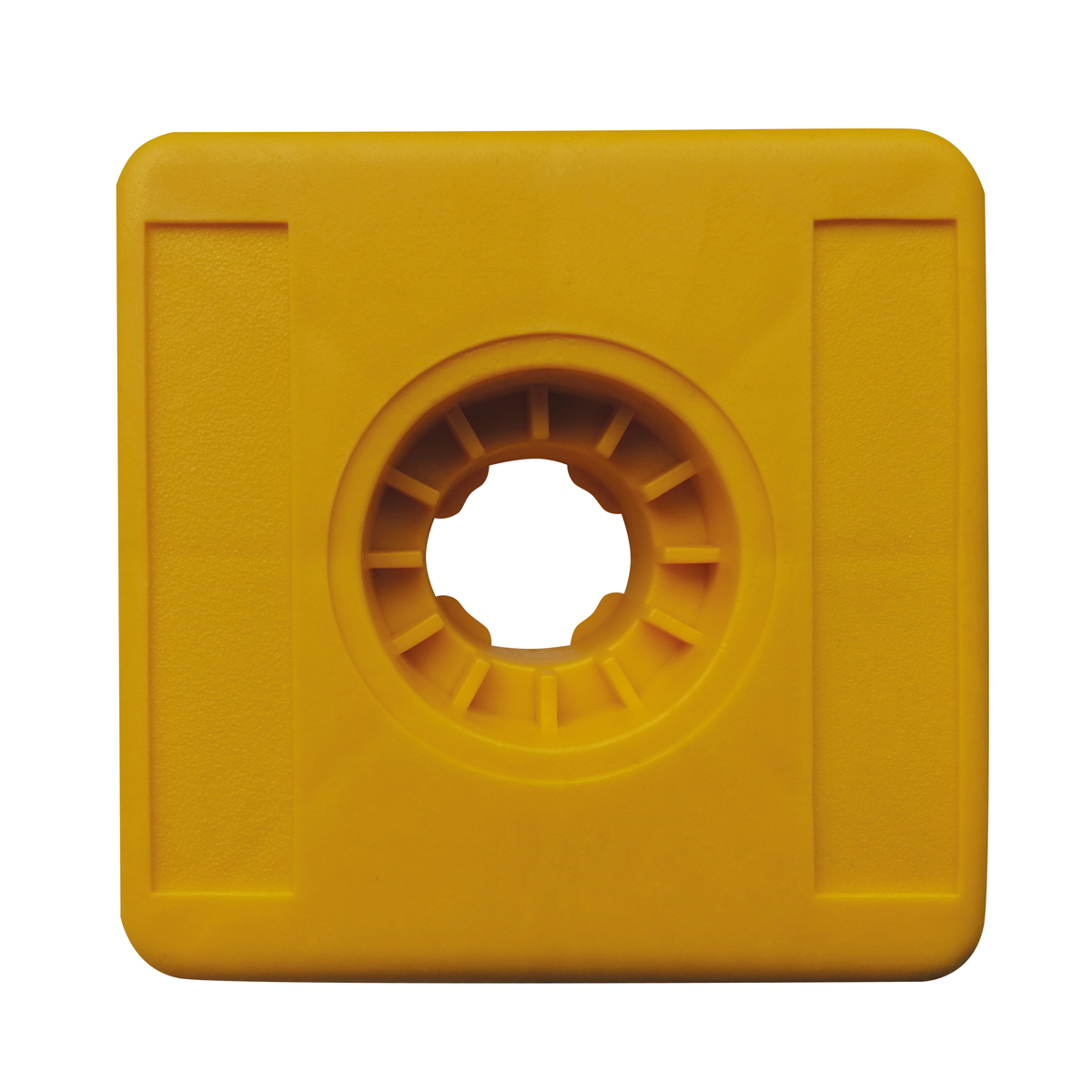 Kunststoffmarken Vario Light, gelb Kopfgröße 100x100x35 mm ohne Aufschrift