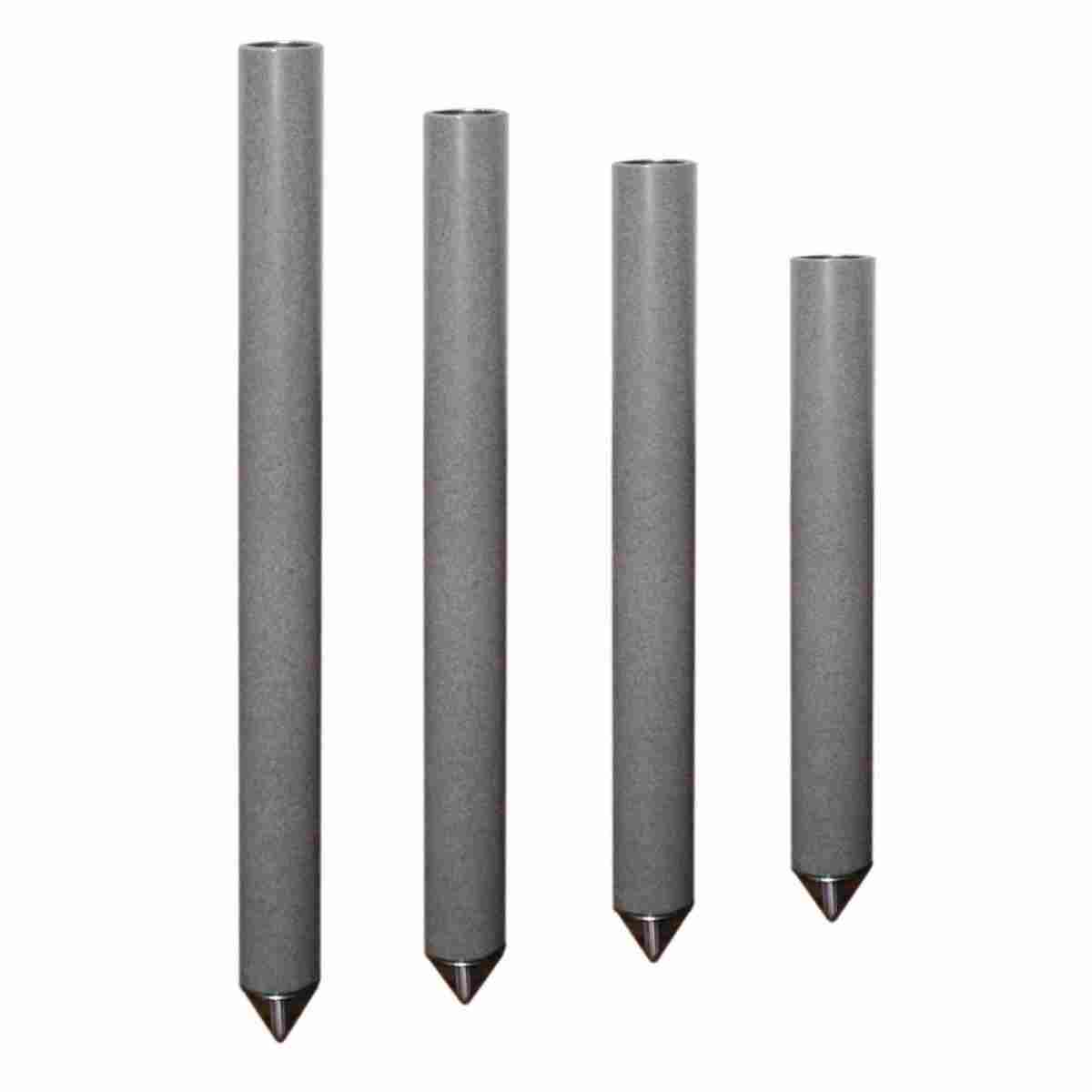 Eisenvermessungsrohre, 1/2 Zoll - 150 mm, pulverbeschichtet