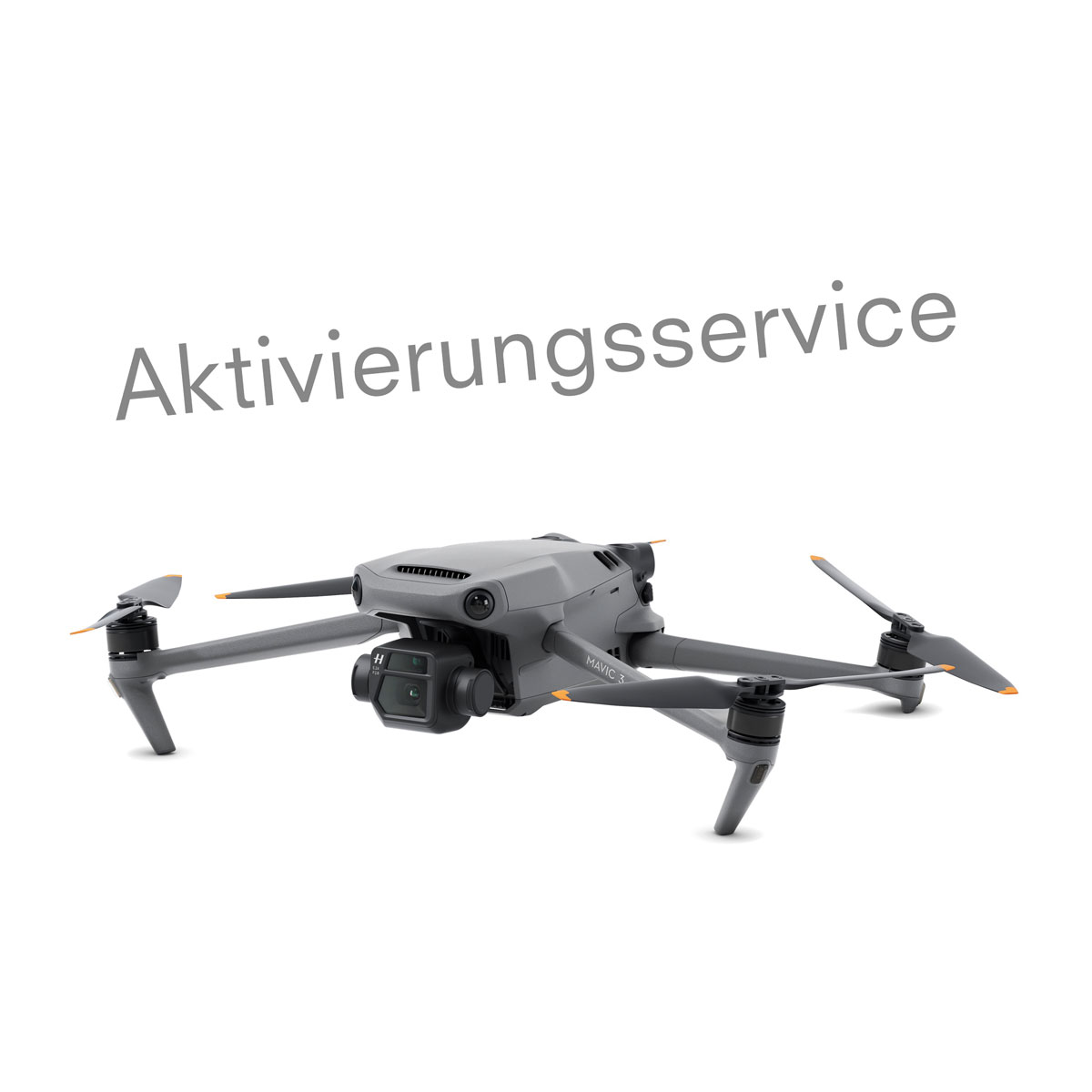 DJI Mavic 3 Drohne mit Schriftzug Aktivierungsservice.
