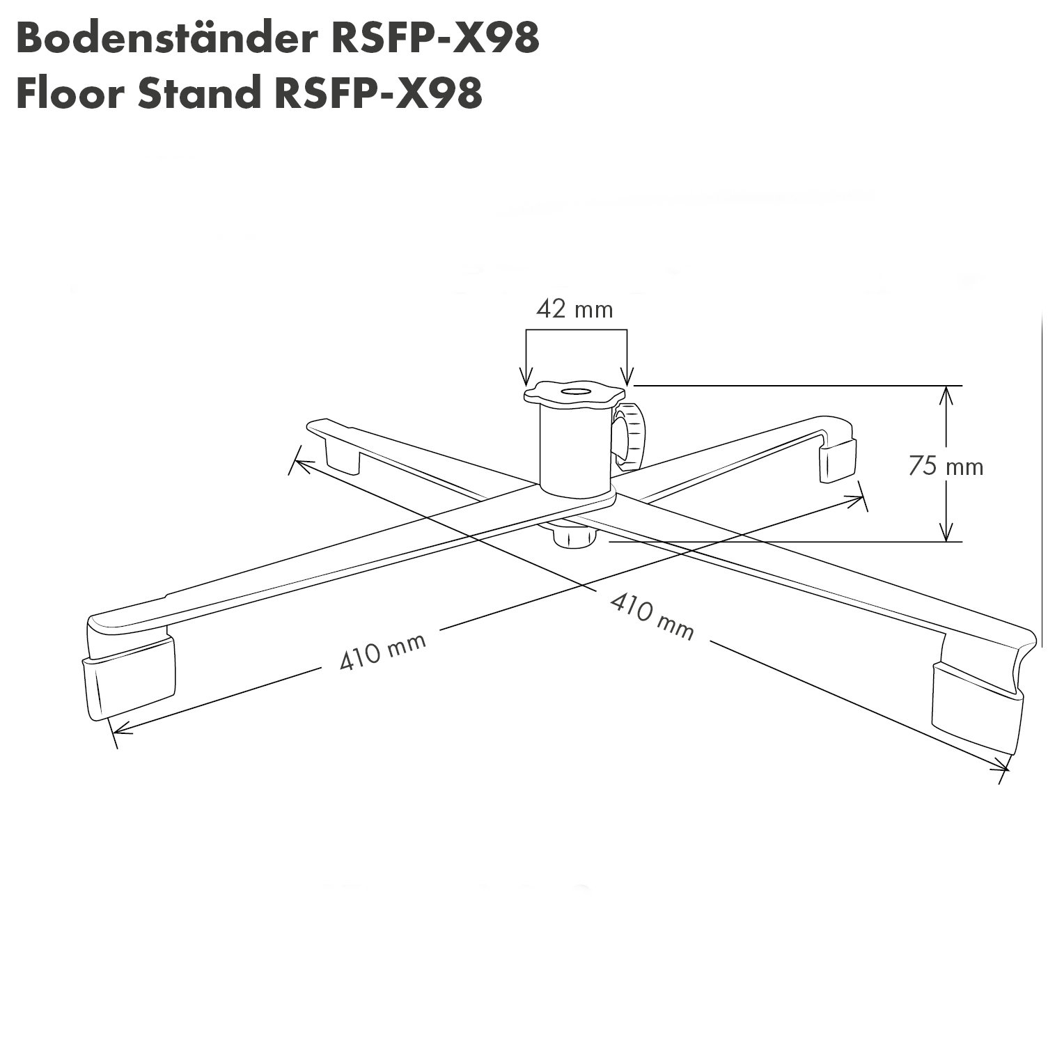 Kreuzständer RSFP-X98 von Rothbucher Systeme
