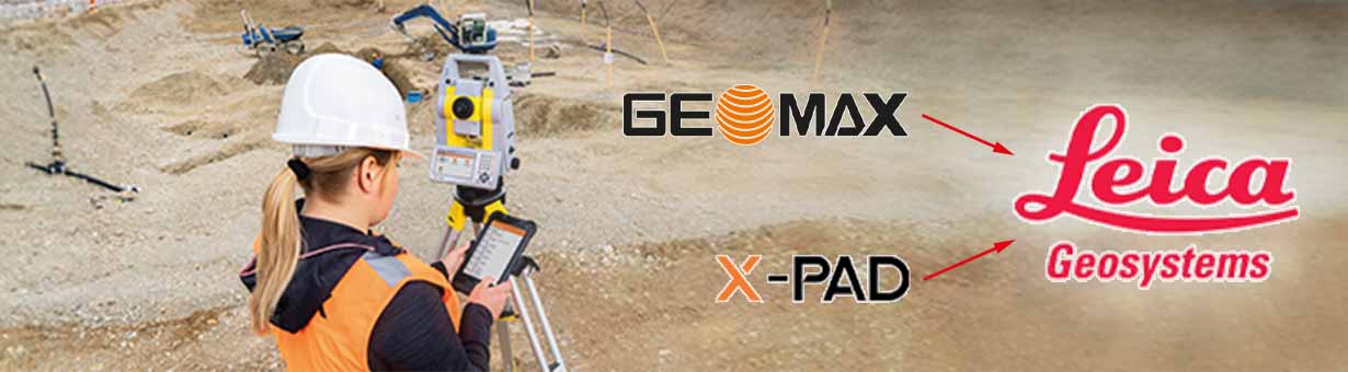 Leica und GeoMax wachsen zusammen: X-PAD wird Leica