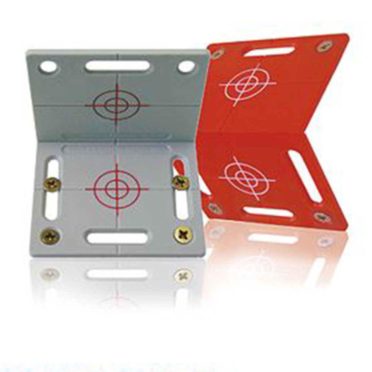 Winkel-Vermessungs-Plakette RS100, rot, von Rothbucher Systeme