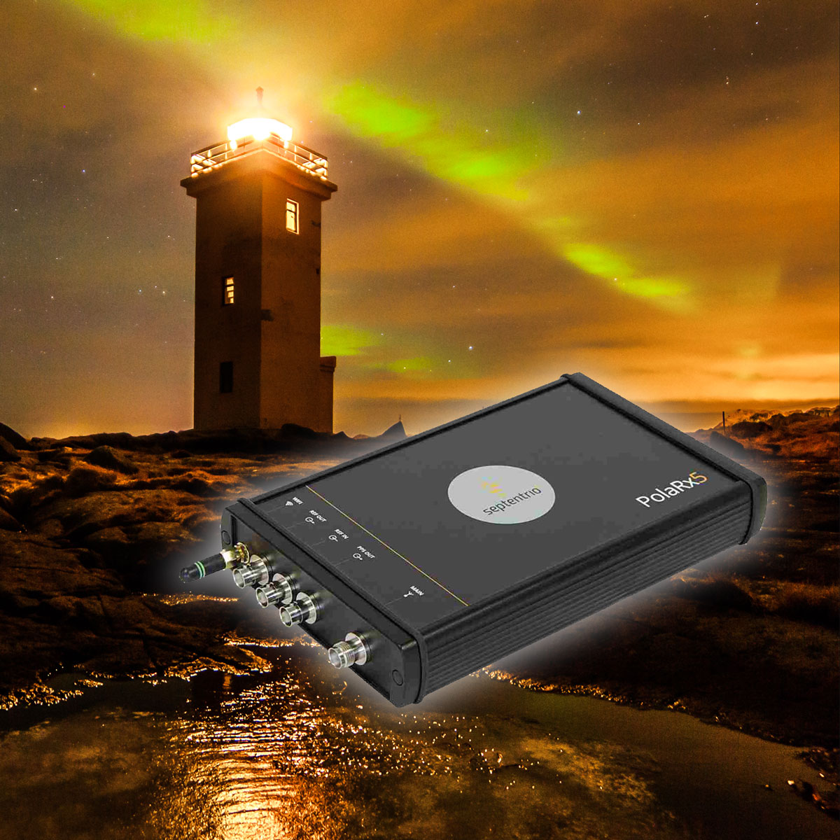 PolaRx5 GNSS-Referenzstationsempfänger von Septentrio