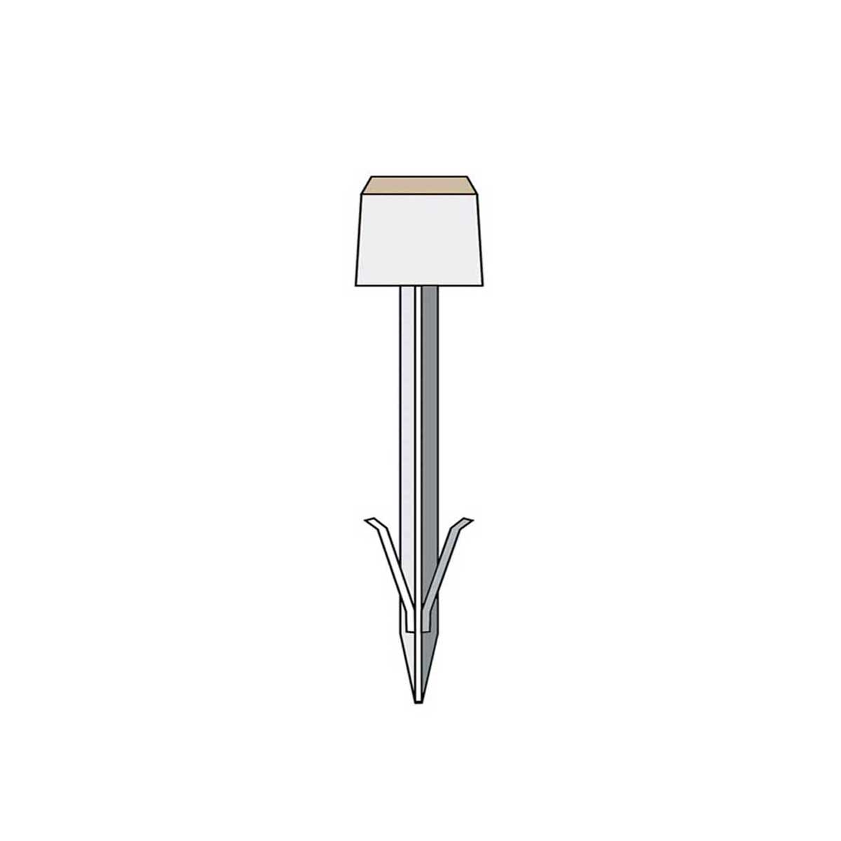 T-Marken, weiß, Strichkreuz Kopfgr. 100x100x90 mm, Länge 400 mm
