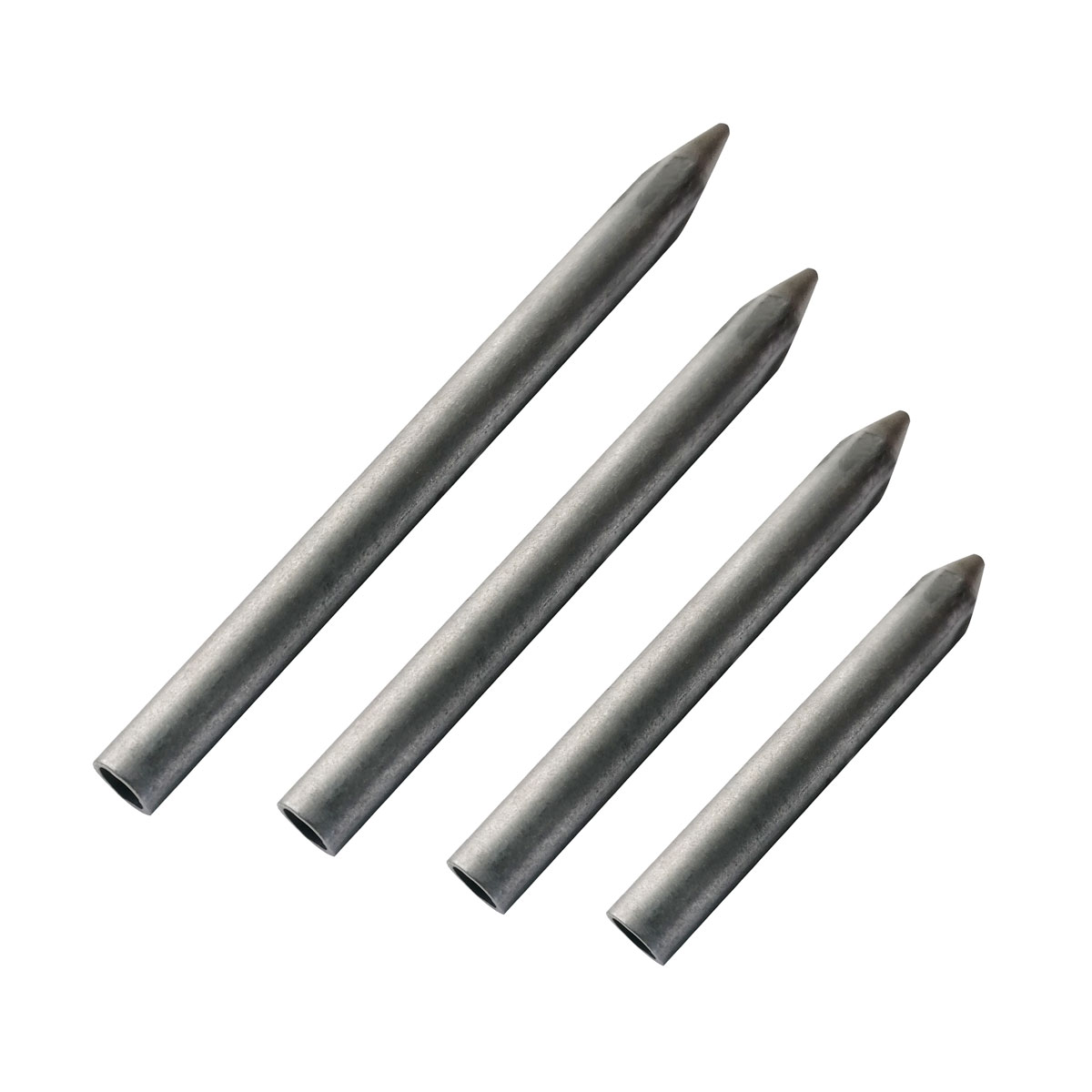 Eisenvermessungsrohre 3/8" - Länge 150 mm mit Stahlspitze