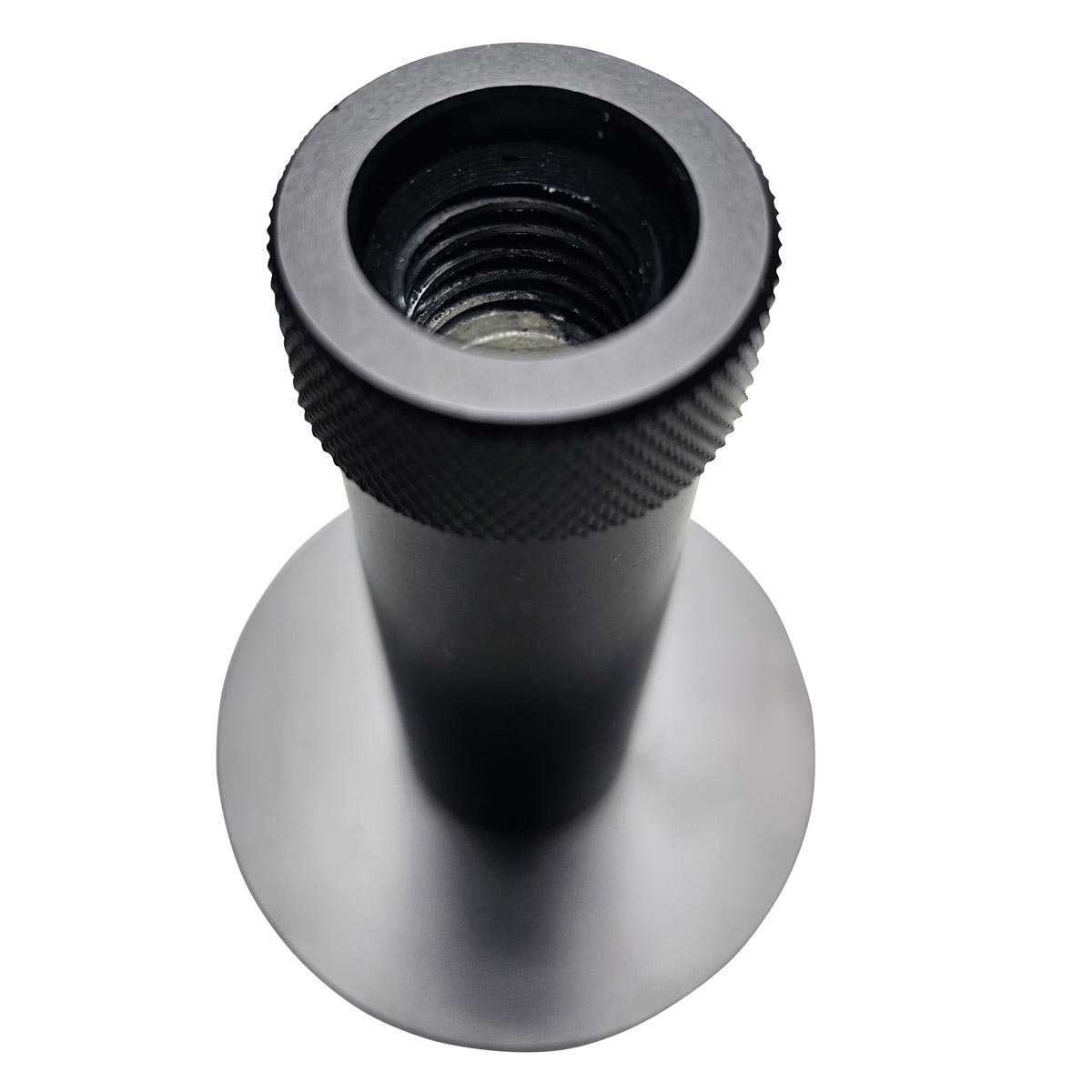 Breiter Prismenstabfuß (Tellerfuß) aus Aluminium 64 mm Ø, für weiche Böden von proNIVO