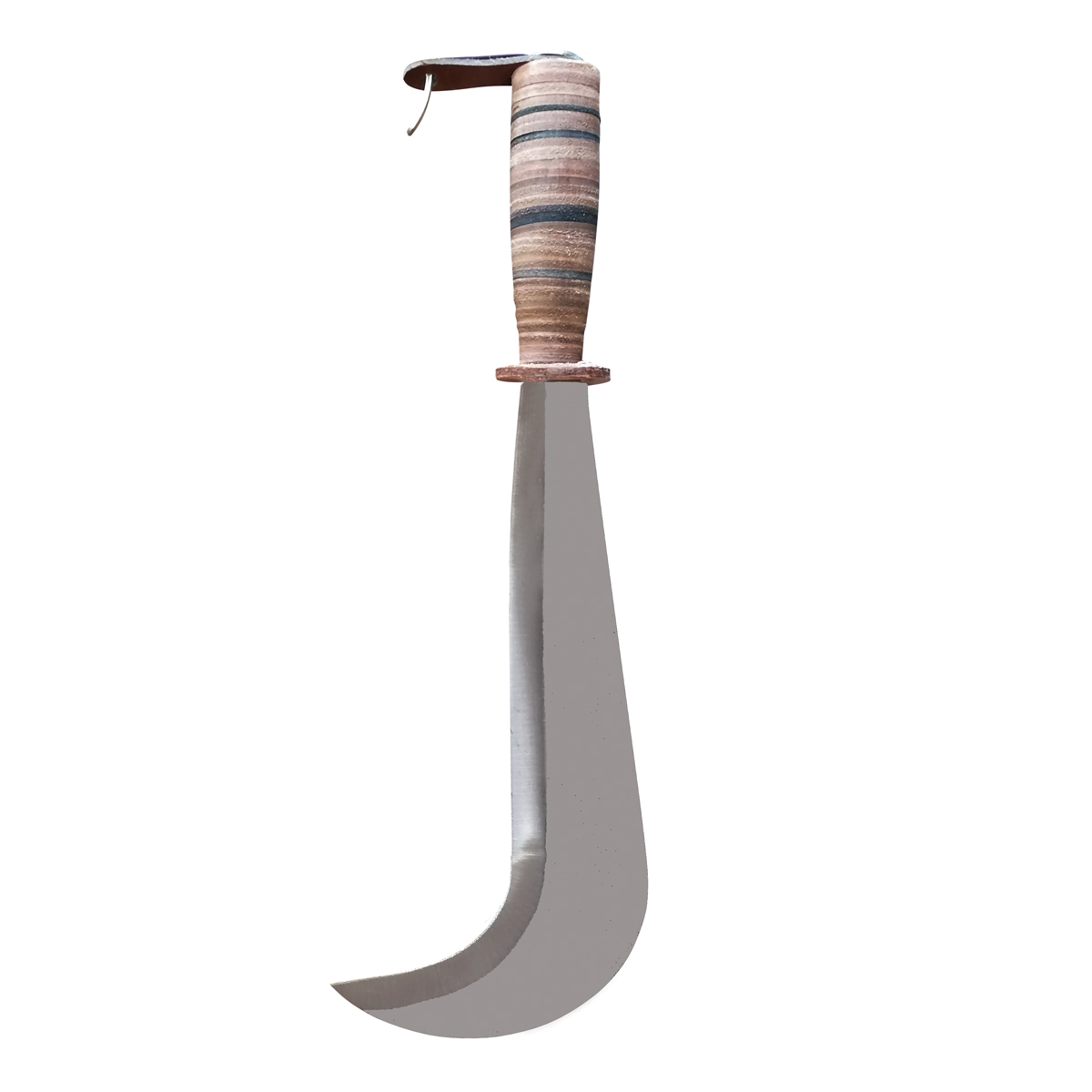 Schweizer Gertel mit Ledergriff Länge 430 mm