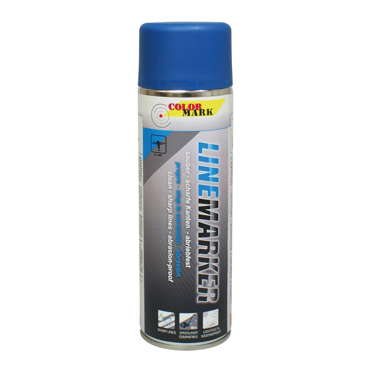 Linemarker 500 ml, blau für dauerhafte Markierungen