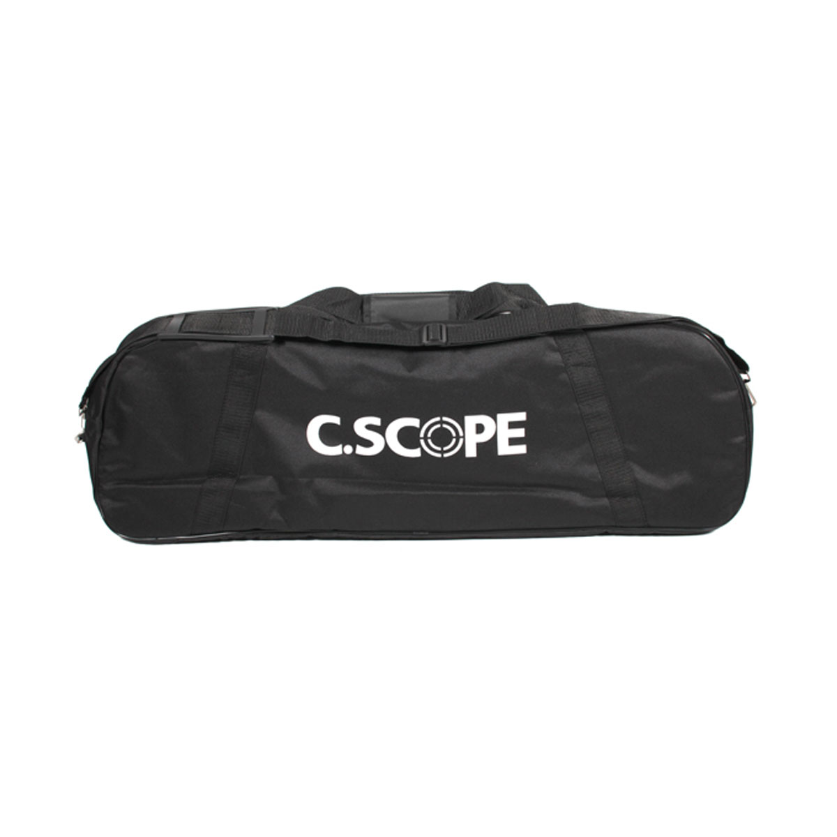 Schwarze längliche Tasche mit weißem C.Scope-Logo für Kabel- und Metallsuchgeräte.