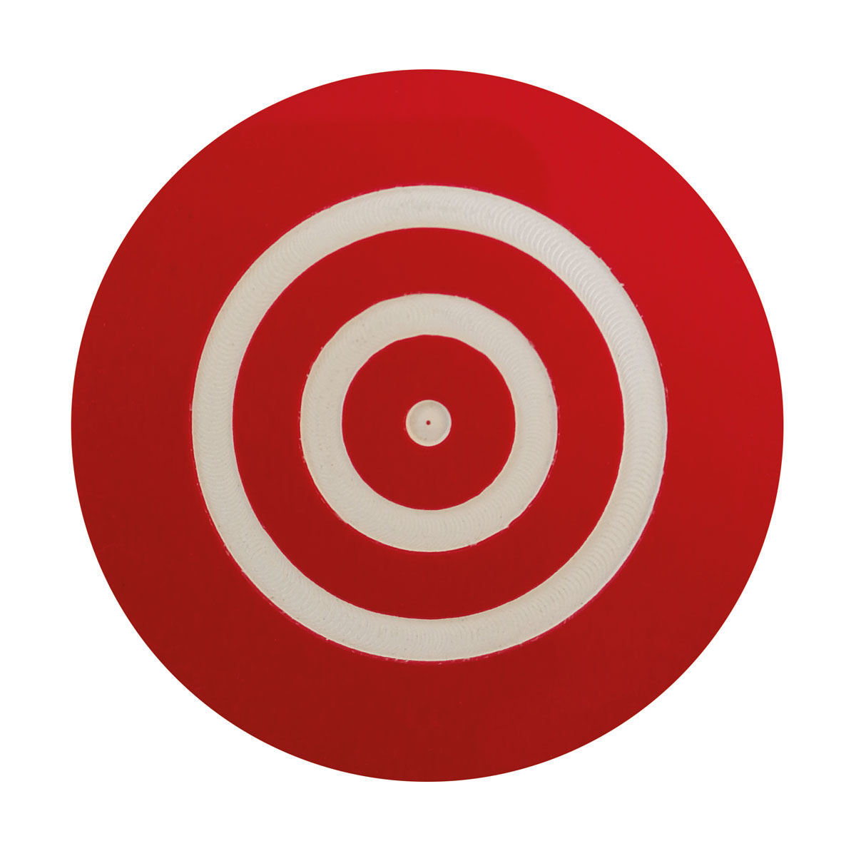 Zielmarke aus Kunststoff rot/weiß konzentrische Kreise Ø 60 mm lose