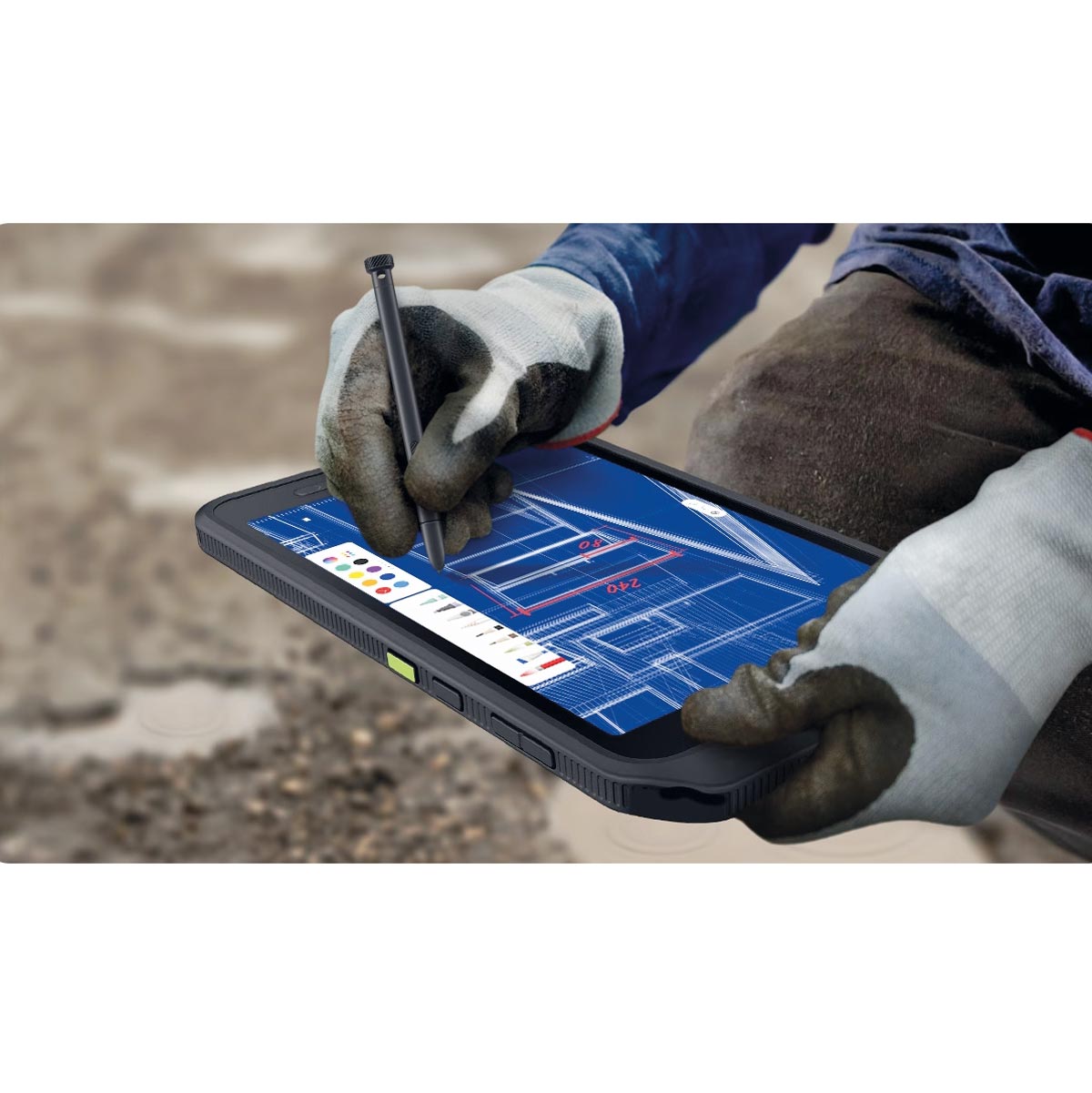 Rugged Tablet Galaxy Tab Active 5, 8 Zoll, für Android, von Samsung